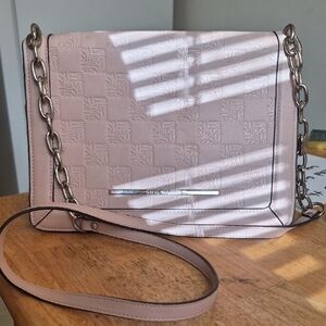 Steve Madden Blush Pink Embossed Shoulder Bag